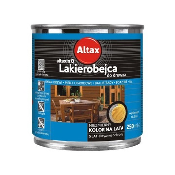 ALTAX Lakierobejca do Drewna 0,25l MAHOŃ