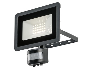 LIVARNO HOME REFLEKTOR LED Z CZUJNIKIEM RUCHU 24W CZARNY