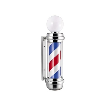 The shave factory Barber pole B 85cm duży słupek barberski z lampą