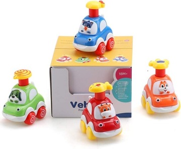 Игрушечные машинки Push and Go Мультяшные игрушечные машинки с приводом от трения