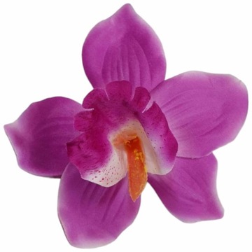 Główka wyrobowa kwiaty sztuczne storczyk 13 cm ORCHIDEA Fioletowy