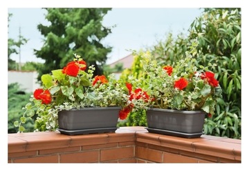 Балконный ящик Natura 500x187x147мм мокко