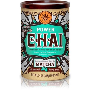 Herbata Chai instant w proszku napój David Rio | Power Matcha 398g