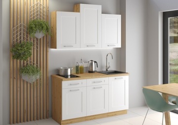 Кухонный шкаф 80 верхняя высота. Серый / Ремесленный