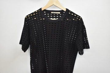 T Alexander Wang t-shirt damski perforated tee S