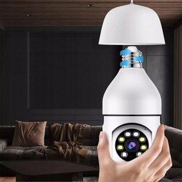 ВРАЩАЮЩАЯСЯ ВНУТРЕННЯЯ КАМЕРА WIFI Full HD ICSEE 2MP с лампой наблюдения