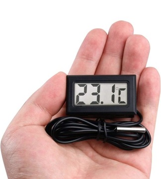 TERMOMETR CYFROWY ELEKTRONICZNY LCD Z SONDĄ