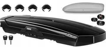 Box dachowy THULE Motion XT ALPINE CZARNY 450 L + POKROWIEC BOKS BAGAŻNIK