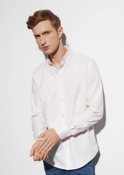 OCHNIK Różowa koszula męska KOSMT-0302-34 r. XL