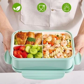 КОНТЕЙНЕР ДЛЯ ЛАНЧБОКС BENTO BOX 1400 МЛ ДЕТСКАЯ ШКОЛЬНАЯ КОРОБКА