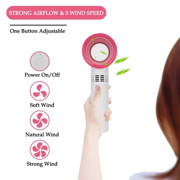 MINI PRZENOŚNA SUSZARKA |WIATRAK|DO RZĘS|PAZNOKC