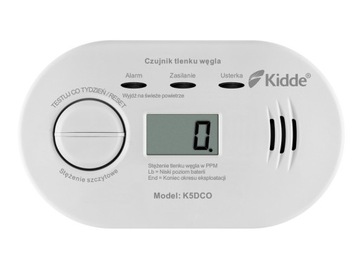 Czujnik tlenku węgla (czadu) KIDDE K5DCO