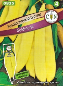 FASOLA Goldmarie szparagowa tyczna szerokie masłowe strąki obłędnie pyszna!