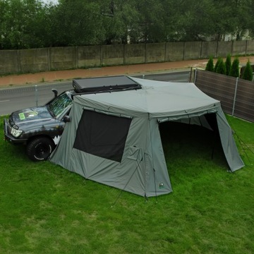 Навес Batwing II Premium 270° 2,5 м ЗЕЛЕНЫЙ со стороны ВОДИТЕЛЯ самонесущий