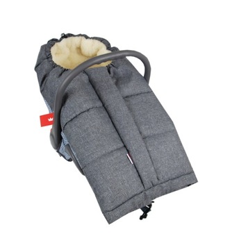 BabyLux K16 ŚPIWÓR OWCZA WEŁNA MUMIA 90-110cm N 13