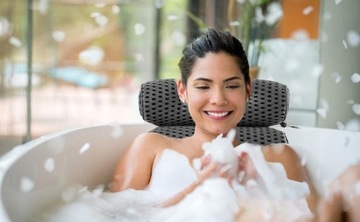 ПОДУШКА НА ПОДГОЛОВНИК ДЛЯ ВАННЫ 36*35*10см