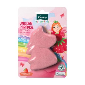 Kneipp Шипуча фігурка для купання Країна Єдинорогів Полуниця 1 шт.