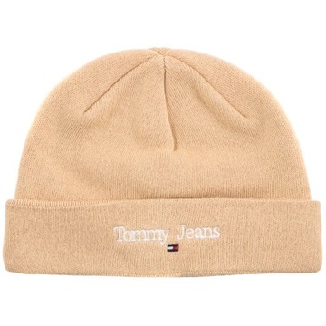 Czapka Tommy Hilfiger Tjw Sport Beanie Beżowa