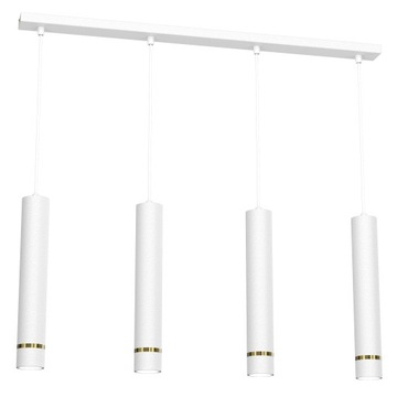 LAMPA SUFITOWA WISZĄCE TUBY SOPLE ZŁOTO SPOTY