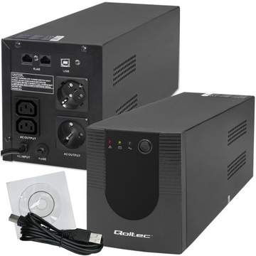 ZASILACZ AWARYJNY UPS 1200W 2000VA USB + PROGRAM