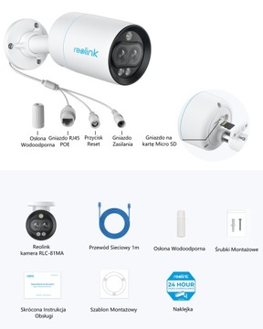 Kamera POE Reolink RLC-81MA