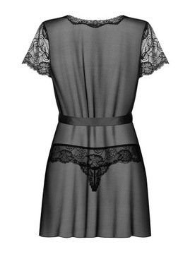 Прозрачные стринги-пеньюар Alluria s/m