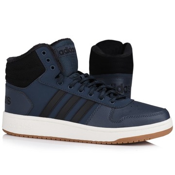 Buty męskie Adidas HOOPS 2.0 MID GZ7939 OCIEPLANE FUTERKO