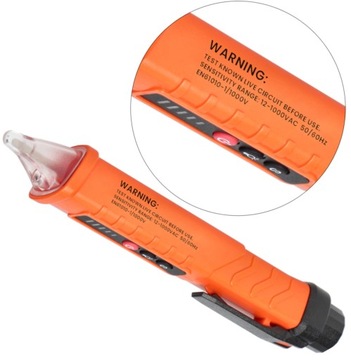 Индуктивный тестер с фонариком 12-1000В AC/DC