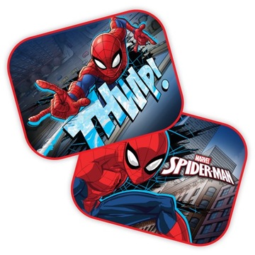 ZASŁONKI PRZECIWSŁONECZNE NA SZYBĘ OSŁONKI DO AUTA DZIECKA OSŁONA SPIDERMAN