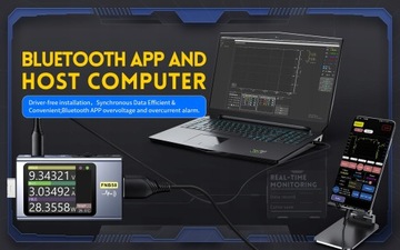 МНОГОФУНКЦИОНАЛЬНЫЙ ТЕСТЕР USB C FNIRSI FNB58 BT АНАЛИЗАТОР + BLUETOOTH + ИЗМЕРЕНИЯ