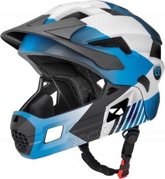 Kask rowerowy Rockbros Kask dziecięcy zdejmowan osłona szczęki r. S