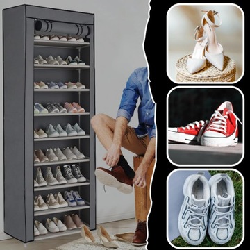 МАТЕРИАЛ ОБУВНОЙ ШКАФ ПОЛКА ДЛЯ ОБУВИ КНИЖНЫЙ ШКАФ XL ОРГАНАЙЗЕР 9 ПОЛОК