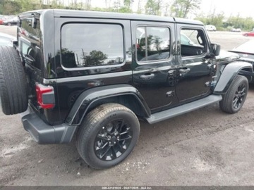 Jeep Wrangler IV 2024 Jeep Wrangler Jeep Wrangler Sahara 4XE od firmy ubezpieczeniowej 2.0 375KM, zdjęcie 4