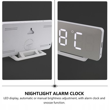Creative Digital Alarm Clock Temperature LED Numer