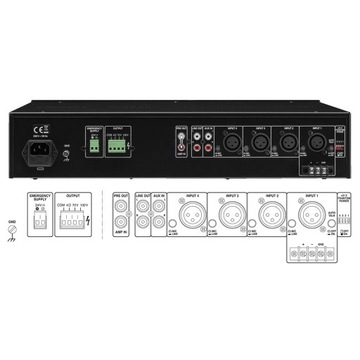 СМЕШИВАЮЩИЙ УСИЛИТЕЛЬ MONACOR PA-900 PA СИСТЕМА