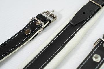 КОМПЛЕКТ ремней и лямок POLISH STANDARD ЧЕРНЫЙ/БЕЛЫЙ для аккордеона 120 б