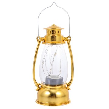 LAMPA NAFTOWA PALĄCA SIĘ OLEJEM, RETRO DEKOR, SCENA, WISZĄCA LAMPA