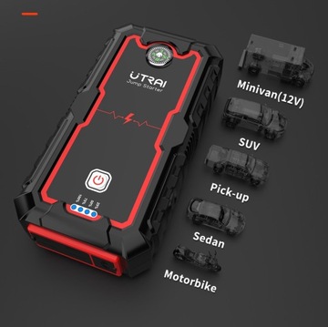 ПУСКОВОЕ УСТРОЙСТВО BUSTER POWERBANK ДЛЯ АВТОМОБИЛЬНОГО СТАРТЕРА 12 В 2000 А