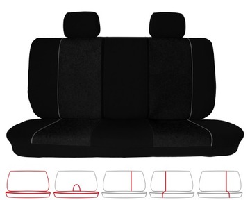 ВЕЛЮРОВЫЕ ЧЕХИ НА СИДЕНИЯ ДЛЯ VW POLO 4