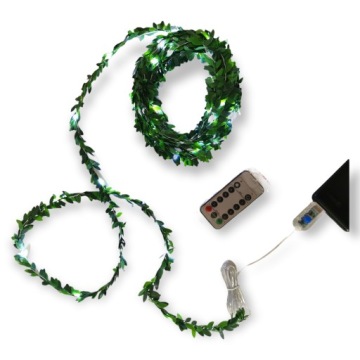 LED FLOWER LEAVES лоза строка огни USB украшения