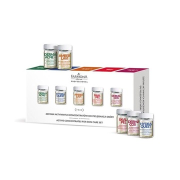 Farmona 10x5ml zestaw aktywnych koncentratów do pielęgnacji skóry + próbka