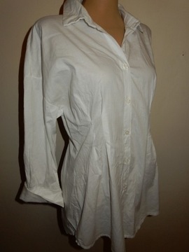 MADE IN ITALY biała tunika koszulowa r.38~falek18