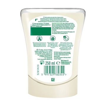 DETTOL Жидкое мыло-вкладыш для аппликатора, приятный аромат алоэ, 250 мл.