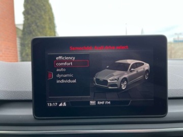Audi A5 F5 Coupe 2.0 40 TDI 190KM 2019 Audi A5 Sportback 2.0 diesel 190 KM automat zarej w PL zadbany zamiana, zdjęcie 15