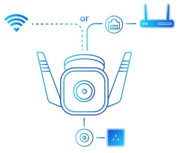 Wi-Fi камера TP-Link TC65 для наружного наблюдения 3 Мп Ночной режим Сигнализация