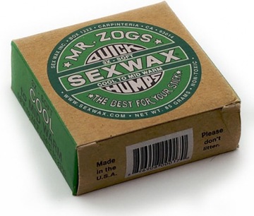 Sex Wax Wosk surfingowy Quick Humps Green Soft Surf Wax