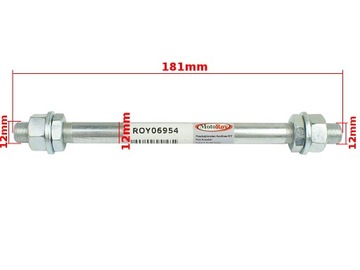 OŚKA KOŁA TYŁ ROMET NA ŁOŻYSKA