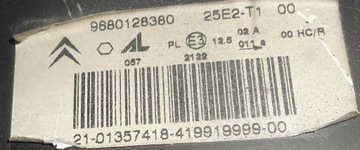 CITROEN C2 SVĚTLO LEVÝ PŘEDNÍ 9880128380