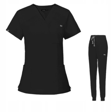 KOMPLET MEDYCZNY KOSZULKA SPODNIE UNIFORM DAMSKI