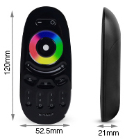 PILOT 4-Strefowy MILIGHT LED RGB RGBW FUT096 BLACK